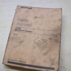 CAT CATERPILLAR 416B Backhoe Loader Spare Parts Manual book 8SG 8ZK Series list