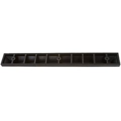 Guardian Parking Stop, 4Ft Rubber Curb with Mounting Holes, Black/Yellow, 2 Pack