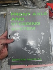 1995 MACK TRUCK “FRONT AXLE & STEERING SYSTEMS” SERVICE MANUAL FREE SHIPPING