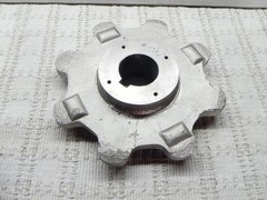 Flory Industries G5004-B Cast Iron 8-Tooth Type B Conveyor Chain Sprocket 2-7/16