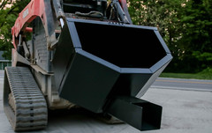 Concrete Bucket Tip to Pour HD Concrete Bucket FitsUNIVERSAL SKID STEER WE SHIP