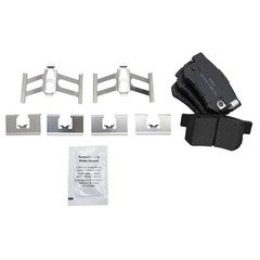 Brake Pads & Rotors Front Rear Drilled Slotted Semi-Metallic Acura TL 2004-2008