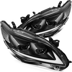 Toyota Corolla 2011-2013 Headlight Assembly Pair LED Turn Signal DRL Projector