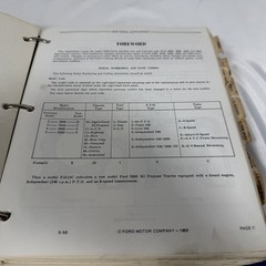 1975 Ford Tractor Service Repair Manual 2600 3600 4100 4600 5600 6600 7600 Bind