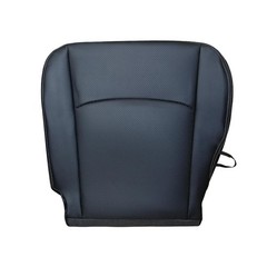 Black Driver Seat Bottom Perforated Cover for 1500 2500 3500 2013-2018