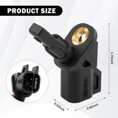 Sensor Compatible with Focus Escape Front Left or Right Wheel, Wheel Speed Senso