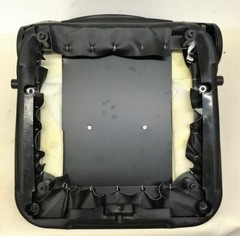 Black & Gray VInyl Seat with 11 3/4″ x 12″ mounting for mini excavators and etc