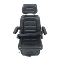 Forklift Tractor Seat Suspension Adjustable Backrest Armrest Safety Belt