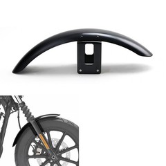Motorcycle Front Fender Cover Fits Sportster XL883 XL1200 48 Unpainted Black