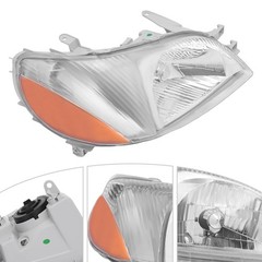 2000-2002 Toyota Echo Halogen Headlight Chrome Right Passenger Side Assembly