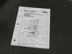 Linde E 12, E15, E16 w/LDC Series 324-02 Electric Forklift Service Manual Book
