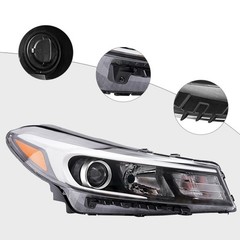 Halogen Headlight Assembly 2017-2018 Kia Forte/Forte5 Driver & Passenger Side