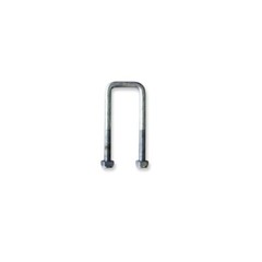 S113 Square U-Bolt 3/8″ Thick x 1-3/4″ ID x 3″ Long with Nuts Cold Drawn Steel