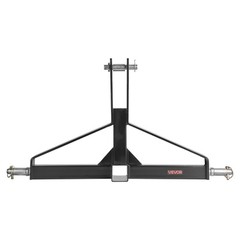 VEVOR 3 Point 2″ Receiver Trailer Hitch Category 1 Tractor Quick Hitch Drawbar