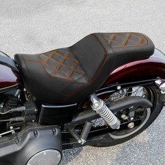 Rider Passenger Seat Fits Dyna Street Bob Wide Glide Fat Bob Switchback 06-17