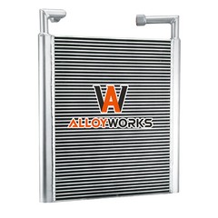 Aluminum Oil Cooler YX05P00001S012 For Kobelco SK135SR SK135SRLC SK115SRDZ