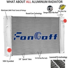 4 Row 70mm Aluminum Radiator for Case New Holland Skidsteer #47946380/ 47362351
