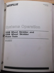 CAT CATERPILLAR 525B 535B SKIDDER ENGINE & POWER TRAIN SERVICE REPAIR MANUAL