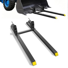 Clamp on Pallet Forks 60″ For Tractor Bucket, Heavy-Duty Tractor Forks, 4500 LBS