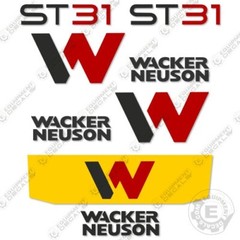Fits Wacker Neuson ST31 Decal Kit Skid Steer – 7 YEAR OUTDOOR 3M VINYL!