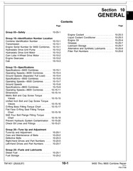 4 Service Manual JOHN DEERE 9400 9500 9600 COMBINES TM1401 TM1402 Diagnosis Test