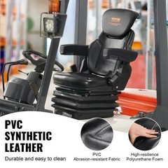 NEW SUSPENSION SEAT WITH ARMREST FITS EXCAVATOR FORKLIFT DOZER LOADER TRACTOR