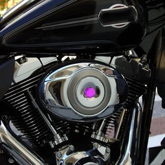 1 Set Screw Cap Motorcycle Motorbike Screw Nut Bolt Cap Cover De Color: Purple