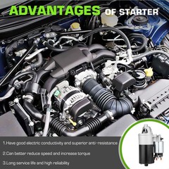 New Starter 4.6 5.4L for 03-13 Ford E-150/E-250, 97-98 for F-150/F-250 Expedi…