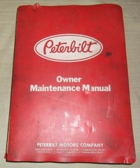 1979-1988 PETERBILT 359 362 310 TRUCK MAINTENANCE REPAIR SHOP SERVICE MANUAL