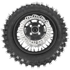 3.00-10 Rear Knobby Tire Wheel Kit 190mm Brake Disc 420 Sprocket for CRF50 XR50