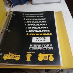 Dynapac CC42A Compactor Parts Catalog & Shop Service Repair Manual