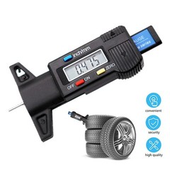 0-25.4mm Digital Tire Tread Depth Gauge, Electronic Tread Meter