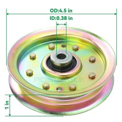 POSEAGLE 2 Pack 175820 Idler Pulley Replaces A10 2×175820, 2×175820