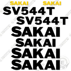 Fits Sakai SV544T Decal Kit Roller – 7 YEAR OUTDOOR 3M VINYL!