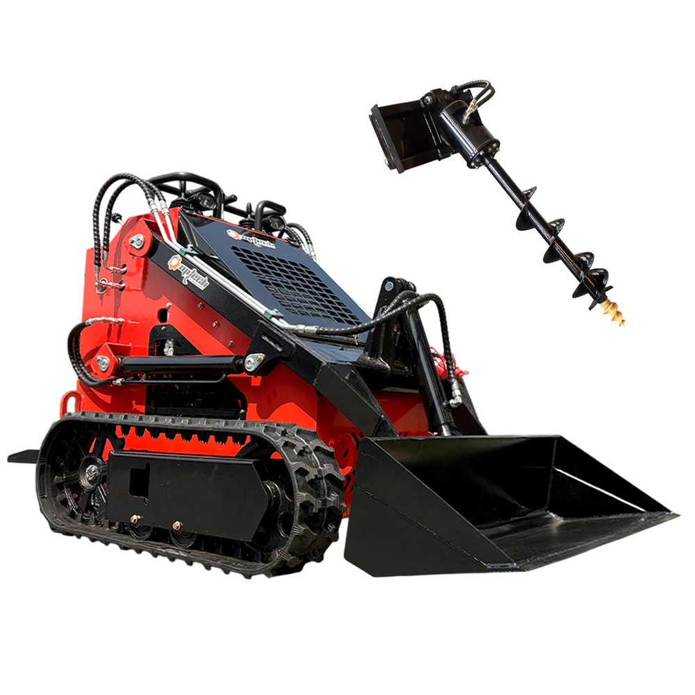 Mini Skid Steer Loader 24HP Gas EPA Rato Engine with Bucket Multiple Attachments