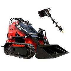 Mini Skid Steer Loader 24HP Gas EPA Rato Engine with Bucket Multiple Attachments