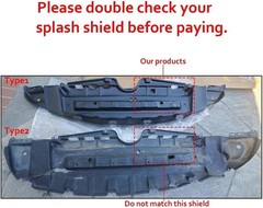 HECASA Front Engine Splash Shield Compatible with 2011-2020 Toyota Sienna Unde