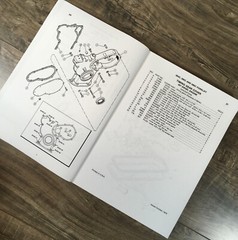 Case 584C 585C 586C Forklift Service Manual Parts Catalog Set Shop Book Workshop