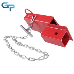 Insert Forklift Trailer Hitch Receiver 2″ for Pallet Forks Towing Adapter