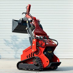 2645lbs Tracked Mini Skid Steer Loader 3-Pumps Dual Level Operation 23HP Engine