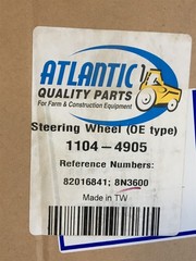 Atlantic New Old Stock # 1104-4905 Steering Wheel OE Type 17″ 8N3600, 82016841