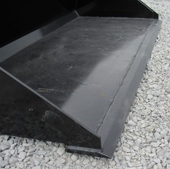 72″ Smooth Bucket Attachment Standard Duty Fits Skid Steer Compact Tractor USA