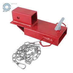 Clamp On Forklift Trailer Hitch 2″ Receiver Attachment Fork Towing Adapter
