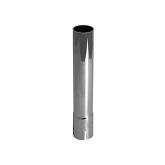 Exhaust Stack Pipe 1-1/4″ x 12″ Chrome Straight End Pipe