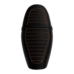 Black Orange One Piece Dual Seat 18-24 Kawasaki Z900RS ZR900 Rider Passenger Sea