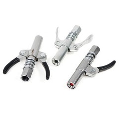 Heavy-Duty Quick Release Grease Gun Coupler Two Press Easy to Push Accessories