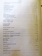 Allis Chalmers Gleaner A II Combine Engine Part Catalog Manual 1965 ORIGINAL D64