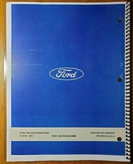 Ford 939 60″ Rotary Cutter Mower 1980- Owner Operator Manual SE 3916A 42886011