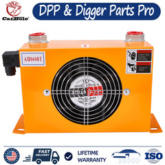 AH0608T-CA Air-cooled Radiator For 1-2 Ton Mini Excavators Hydraulic Oil Cooler
