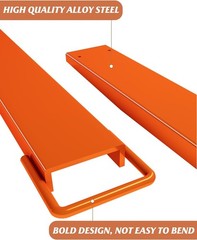 Forklift Fork Extensions Pair 4-4.5in Wide Forks 60-96in Heavy Duty Welded Steel